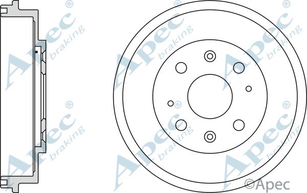 APEC BRAKING Piduritrummel DRM9938